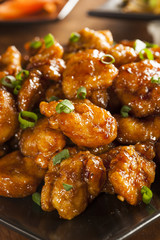 Asian Orange Chicken with Green Onions