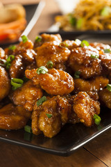 Asian Orange Chicken with Green Onions