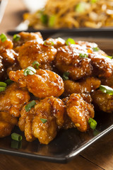 Asian Orange Chicken with Green Onions