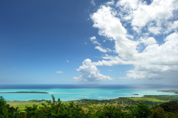 Obraz premium Landscape of Mauritius island