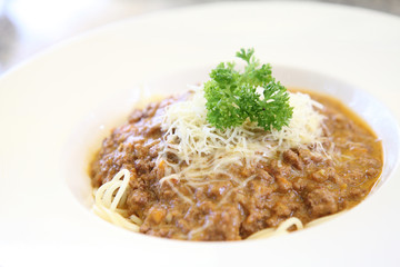 spaghetti bolognese