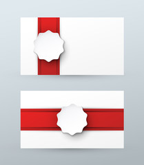 Stylish vector business cards