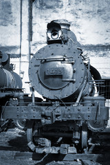 a old steam locomotive