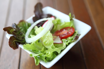 salad in close up