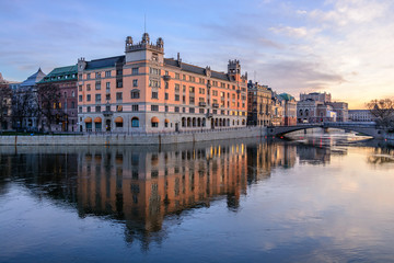 Fototapeta na wymiar Buildings in Stockholm
