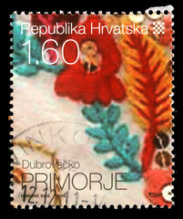 Stamp printed by Croatia, Ethnographic Heritage, circa 2010