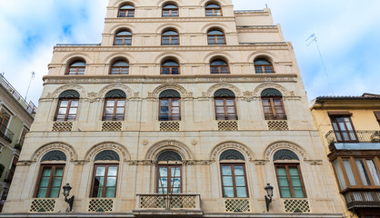 Obraz premium Valencia Diputacion building in Plaza Vicent Ferrer Spain