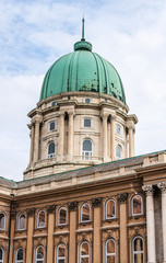 Fototapeta na wymiar Dome of Buda Castle, Budapest, Hungary