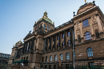 Fototapeta na wymiar The National Museum in Prague, Czech Republic