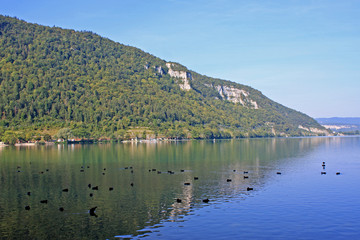 Fototapeta na wymiar Lake Nantua, France