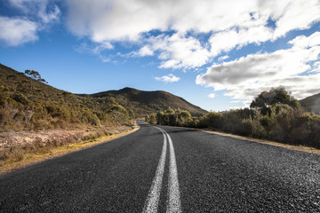 The wide open road