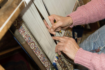 Making a turkish carpet