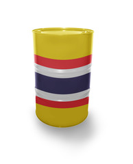 Barrel with Thailand flag