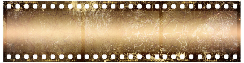 Grunge Film Frame 3x - obrazy, fototapety, plakaty