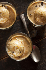 Homemade Affogato with Ice Cream