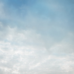 Blue sky abstract background
