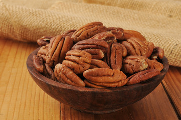 Bowl of fresh walnuts