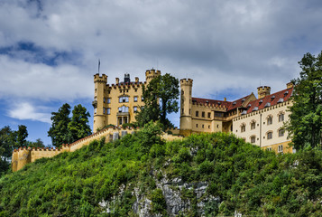 Fototapeta na wymiar Hohenschwangau Castle, Bavaria
