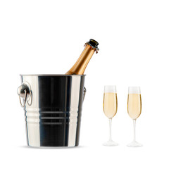 bottle of champagne