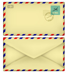 old postal envelope