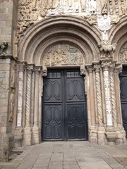 Fototapeta na wymiar Cathédrale de Saint-Jacques-de-Compostelle