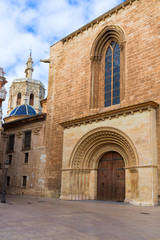 Valencia Romanesque Palau door of Cathedral Spain