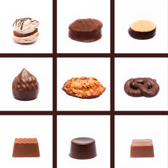 composition petits fours et chocolats