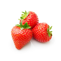 Strawberry isolated on white background