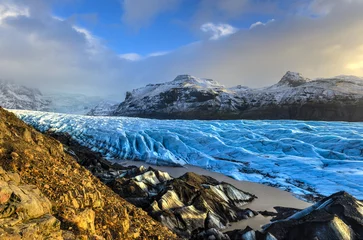 Muurstickers Skaftafellsjokull Glacier, Iceland © demerzel21