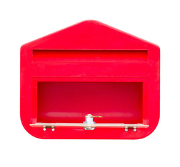 mailbox at home on white background