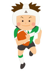 ラグビー　男性