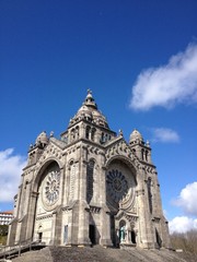 Fototapeta premium Eglise du Sacré-Cœur de Jésus Santa Luzia, Viana do Castelo