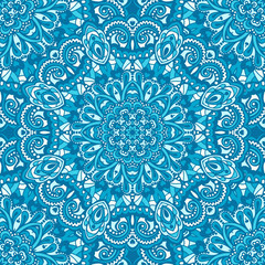 Oriental ornate seamless pattern.