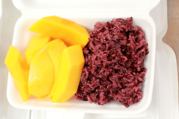 Mango sticky rice - Thailand desserts