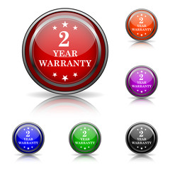 2 year warranty icon