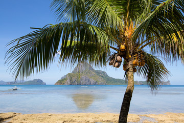 Tropical beach in El Nido, Philippines