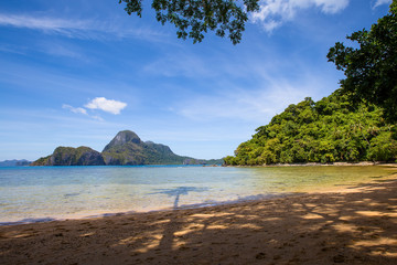 Tropical beach in El Nido, Philippines