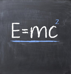 Obraz premium Einstein formula e=mc2
