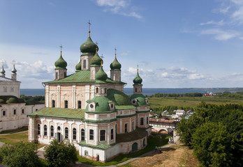 Fototapeta na wymiar Pereslavl Zalessky. The Goritsky monastery of the assumption