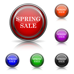 Spring sale icon