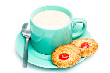 Cup of tea and biscuits