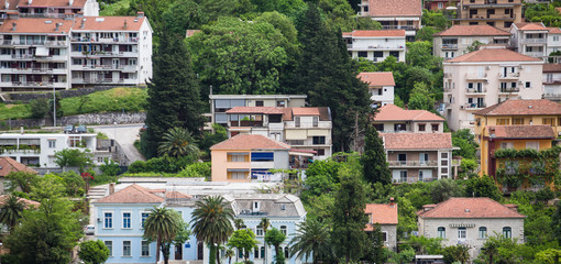 Fototapeta premium Red Roofs on Montenegro Homes