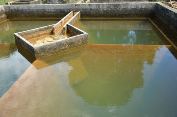 construction of drainage water filtration