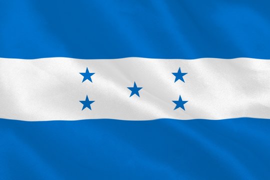 Honduras flag - Powered by Adobe