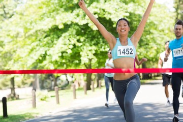Female marathon winner