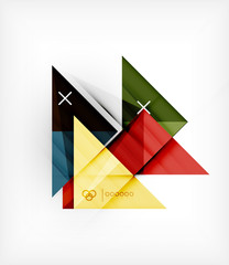 Vector Geometric Design Template For Brochure | Booklet