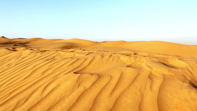 desert landscape, dunes in the desert