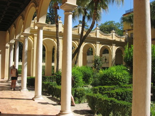 Alcazar Palac Courtyard