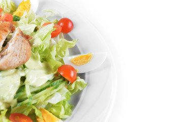 salad with lettuce