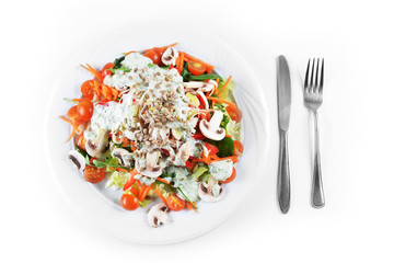 mushrooms salad